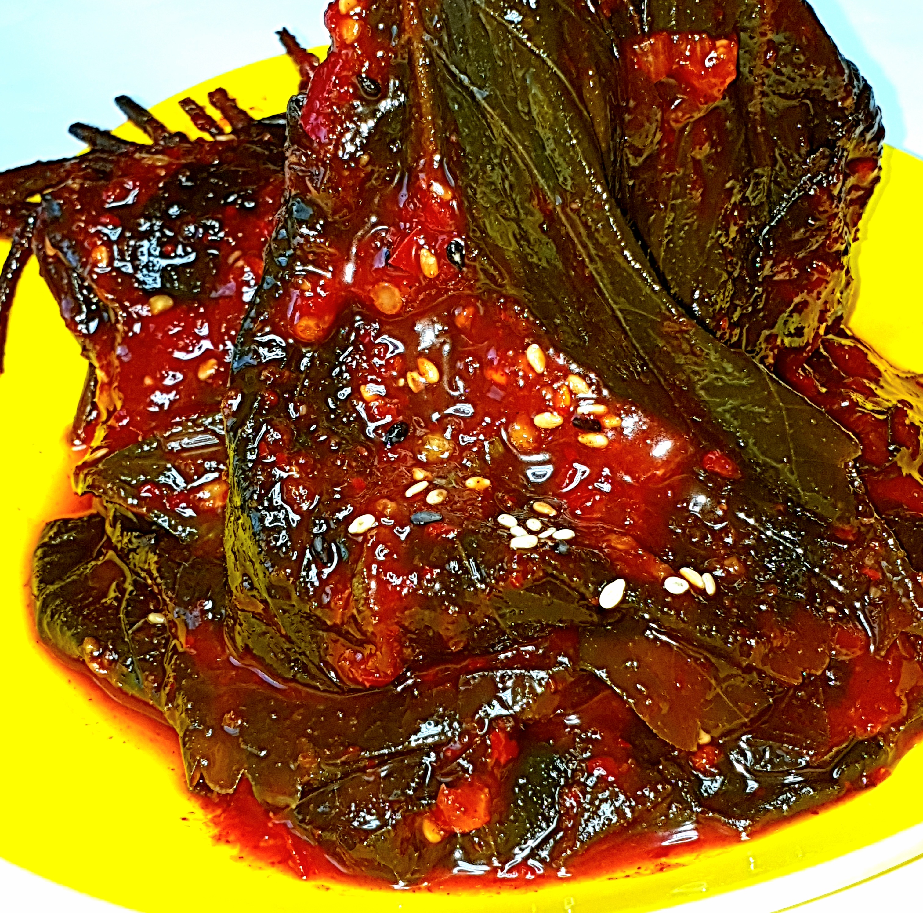 Seasoned Perilla Leaf Jangajji 1kg, 1pc