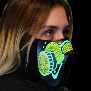 고담 할로윈 마스크 파티 가면 LED 축제 코스튬 코스프레 소품 (21289040)