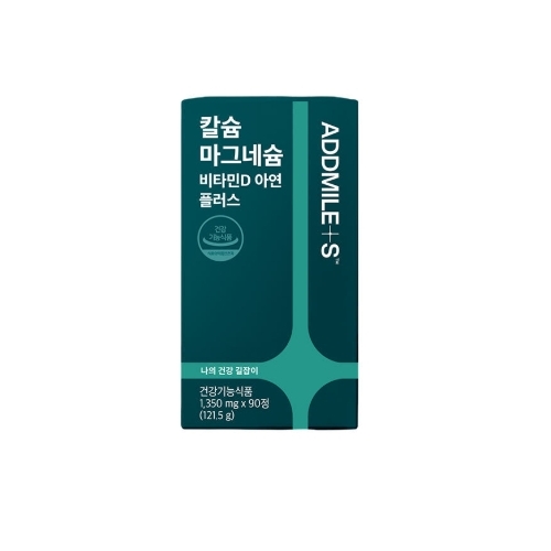 애드마일스 칼슘 마그네슘 비타민D 아연 플러스 1350mg x 90정, 1개