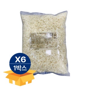디오100 오리지널 모짜렐라 치즈 2.5kg 냉장 피자치즈 자연치즈 X 6봉