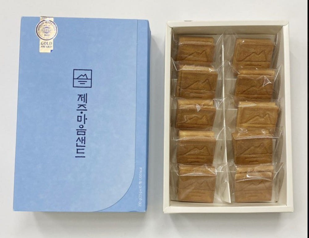제주마음샌드 땅콩 쿠키