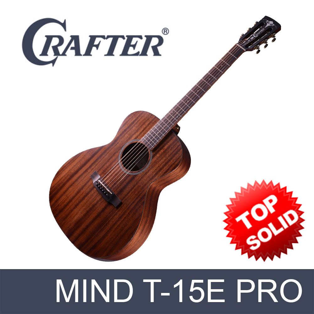 Crafter 크래프터 MIND T-15e Pro 탑솔리드 EQ장착 통기타 1개