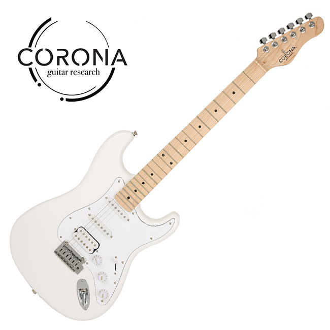 CORONA Standard ST 일렉기타 Olympic White (Maple) 1개