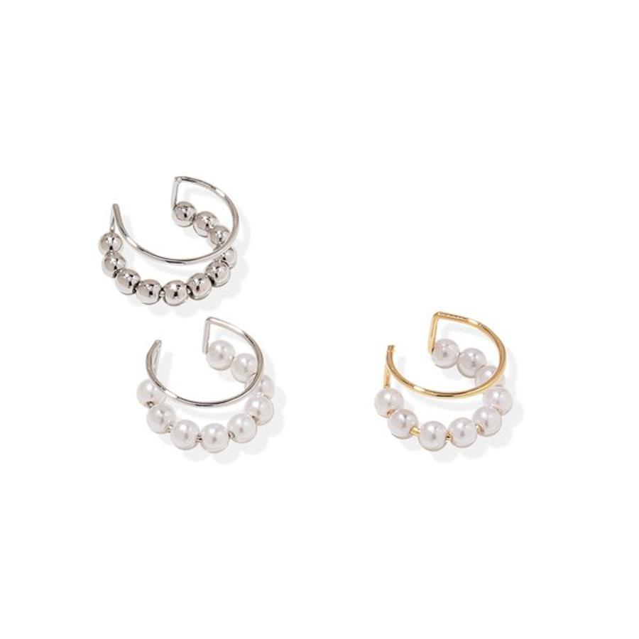 프리모떼 TWIN PEARL EAR CUFF PRE134