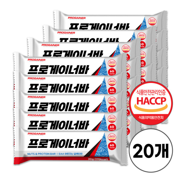 프로게이너 프로게이너바 견과류 단백질 프로틴바