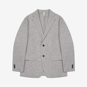 [롯데백화점] 지이크 체크 스트레치 제귤러핏 베이지 자켓 EK2604 LE1221364853