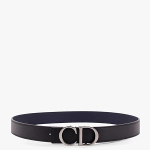 디올 CD 로고 리버시블 블랙 네이비 벨트 4353RUTAM H16Q 남성 허리띠 서스펜더 Reversible leather belt 154427718