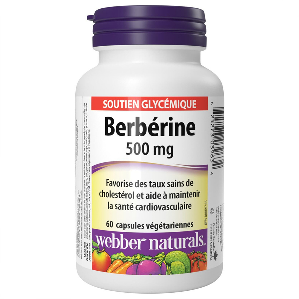 천연 매트포민 베르베린 500mg <b>웨버</b>네츄럴 캐나다내수용  1개  60정