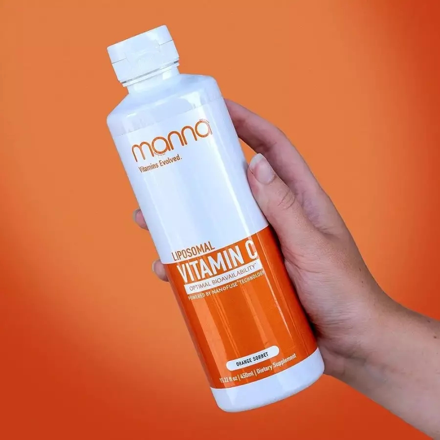 Manna Vitamins Evolved - 리포솜 비타민 C 항산화 물질이 함유된 고흡수 액체 보충제 피부, , 및 를 위한