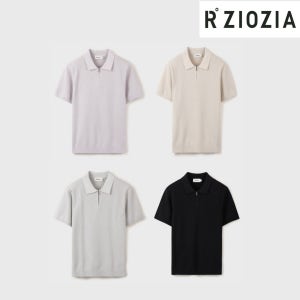 [롯데백화점] 지오지아 [26SS] 남성 반집업 반팔 니트 4컬러 ADG2ET1902 LE1221353967