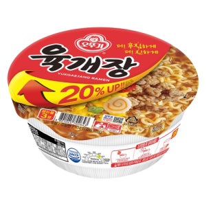 오뚜기 육개장 사발면 (12개)