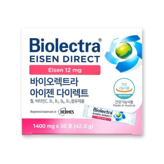 바이오렉트라 아이젠 다이렉트 1400mg x 30포, 2개