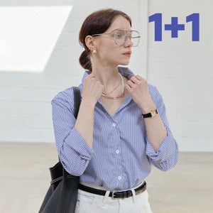 루브르파리 컨템포러리1+1 2만원대 3컬러 (44~66까지)미니멀 스트라이프셔츠 ST0003_C
