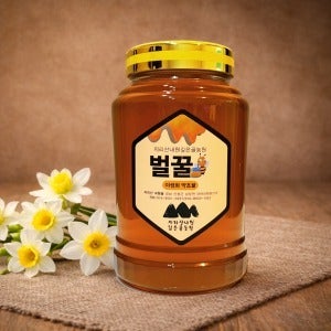 지리산 천연 야생화 약초꿀 2400g  산청군 청정지역 지리산 내원깊은골 농원