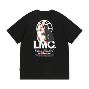 [엘엠씨] MONO RABBIT GLOBE TEE black 0LM46STS201BLK