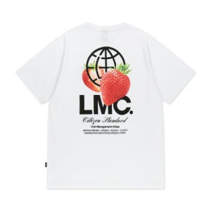 [엘엠씨] STRAWBERRY GLOBE TEE white 0LM46STS202WHT