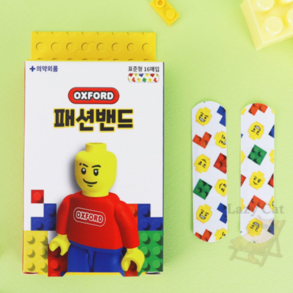 나른한고양이 패션밴드 표준형 16매 캐릭터밴드 어린이밴드 의료구급함
