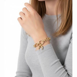 마린세르 MUST IT_마린 세르 골드 플레이티드 문 참 팔찌 (UJW104ARMET0002 MT51)