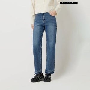 시슬리 스트레이트핏 앵클 데님 팬츠 SADP33531