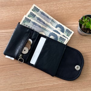 스프링 레더 반지갑 2color❤️ 현금카드동전수납, 지너