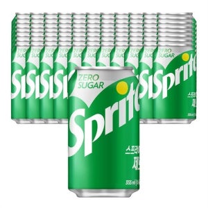 셀러허브 식품 코카콜라음료 스프라이트 제로 355ml 96개