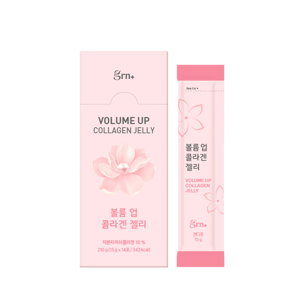 GRN 볼륨 업 콜라겐 젤리 15g x 14포, 3개