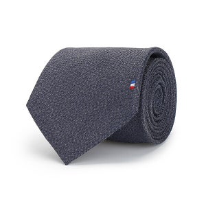 듀퐁셔츠 삼색 자수 253 넥타이 그레이 TE6SM62KA253TGY