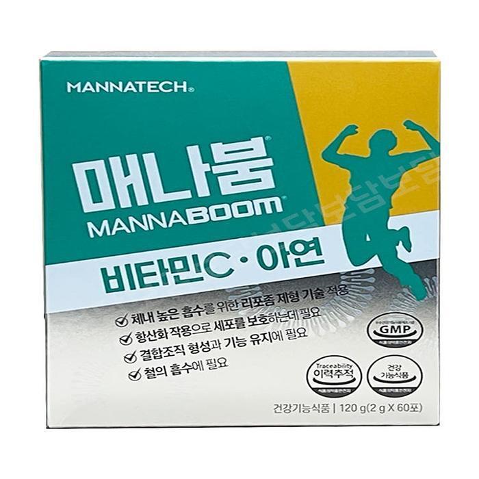 셀러허브 식품 매나테크 매나붐 60포 리포좀 제형 기술 비타민C(AD)