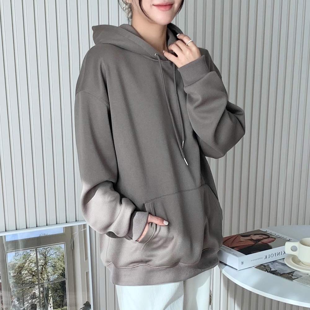 오버핏 후드티셔츠