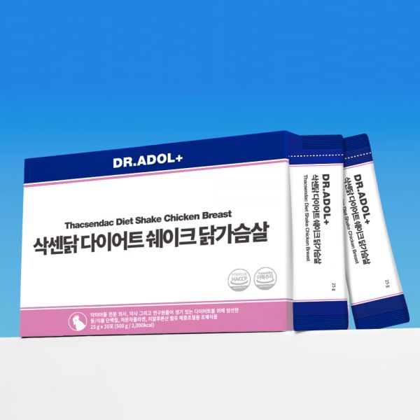 닥터아돌 삭센닭 다이어트 쉐이크 닭가슴살 단백질 500g, 1개