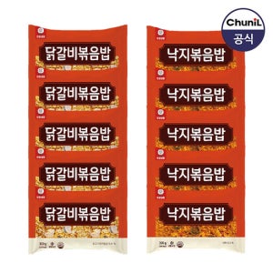 [천일식품] 닭갈비볶음밥300g 5봉 + 낙지볶음밥 300g 5봉