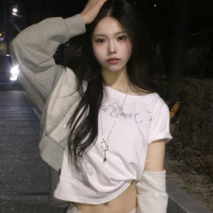 [이퓨원트] Grace One-Shoulder Tee White IF26S01