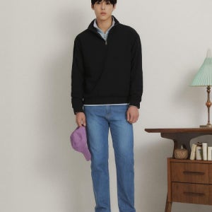 [빈폴 멘] 여름 스탠다드핏 데님 팬츠  스카이 블루 BC6321C76Q
