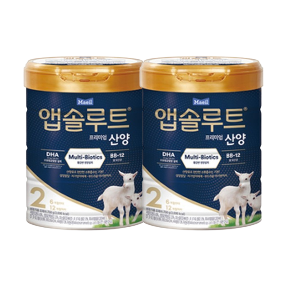 앱솔루트 산양 분유 2단계 750g 2통
