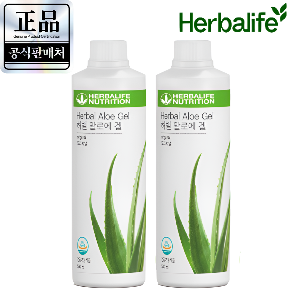 1+1본사출고 <b>허벌라이프</b> 알로에겔 오리지널 500ml 2개 + 최신제조