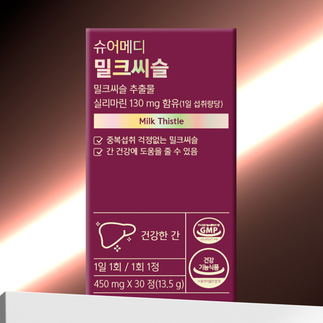 슈어메디 밀크씨슬 30정, 1개