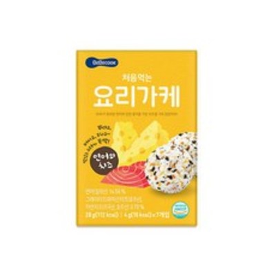 베베쿡 처음 먹는 요리가케  연어와 치즈  28g  1개