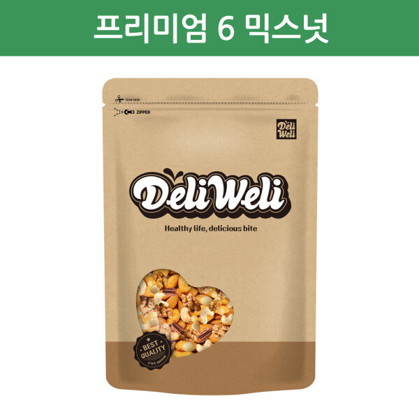 지웰 델리웰리 프리미엄 6 믹스넛 매일견과