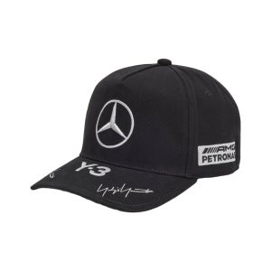 OSFL 메르세데스 AMG 페트로나스 x Y-3 F1 팀 실버 애로우 포디움 캡 블랙 KR0352