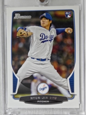 2013 BOWMAN 바우먼 류현진 루키 MLB 메이저리그 야구 스포츠 카드 ★