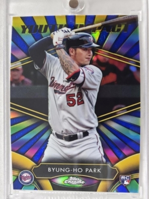 2016 TOPPS CHROME 탑스 크롬 박병호 루키 MLB 메이저리그 야구 카드 ★