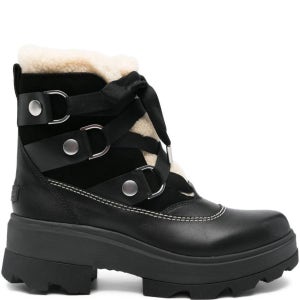 소렐 블랙 시어링 안감 레이스업 앵클 부츠 10551571349768 Joan ankle boots TP721421354 147145371