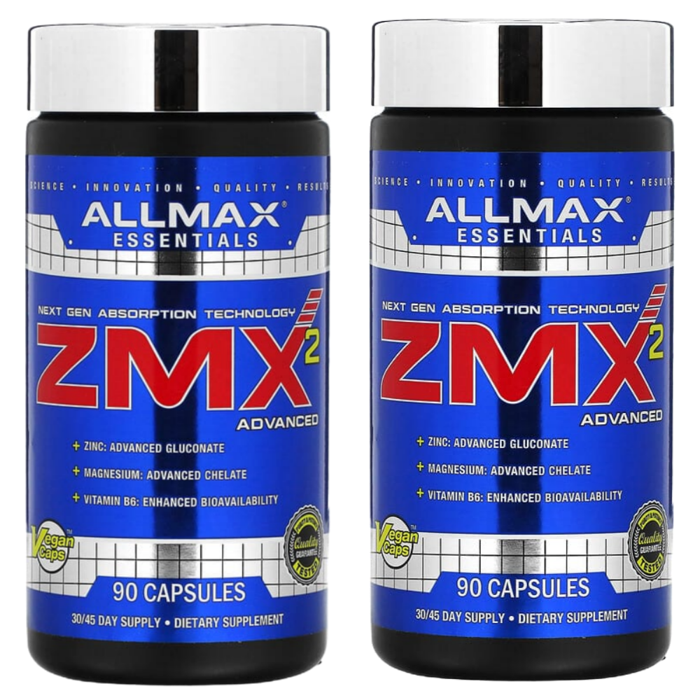 <b>올맥스</b> ZMX2 <b>아연</b> 비타민 B6 킬레이트 마그네슘 어드밴스드 90캡슐 2개 운동선수  90정