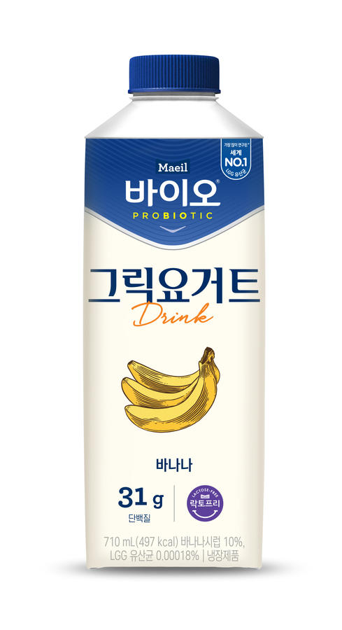 바이오 그릭요거트 드링크 바나나