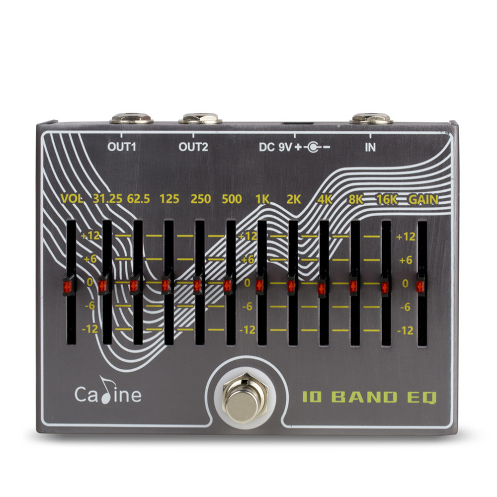 CALINE Band EQ 전자기타 이펙터 페달 이퀄라이저 볼륨 게인 CP-81 10