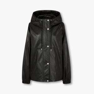 스튜디오톰보이 [롯데백화점][톰보이]신세틱 레더 후드 자켓(9176161972).CNN