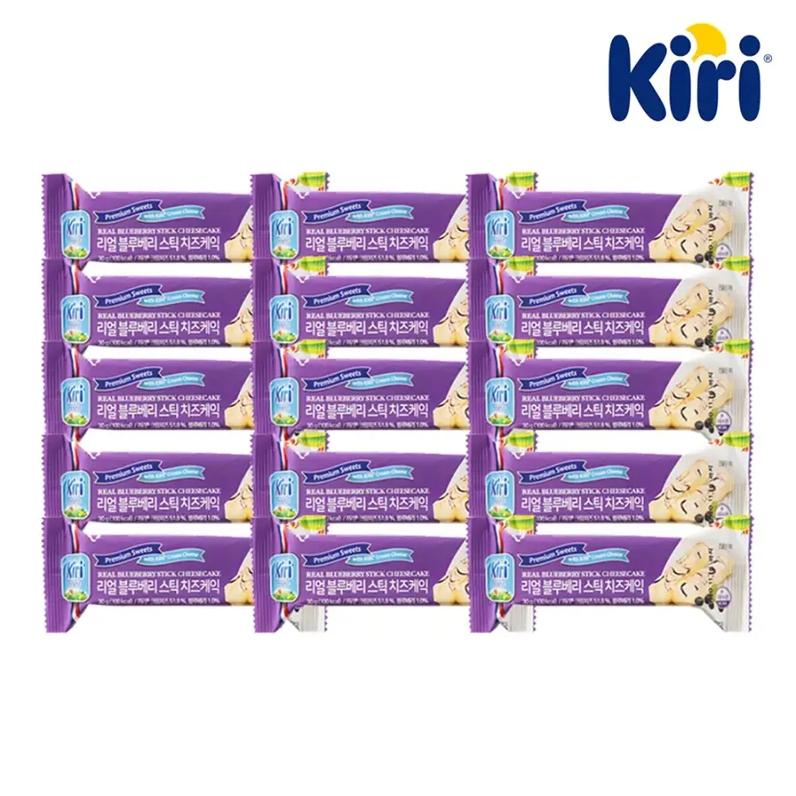 끼리(Kiri) 크림치즈 리얼스틱 블루베리 성분 분석