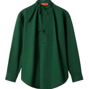 25FW 라 더블제이 셔츠 SHI0147COT075SOLIDGR03 Green