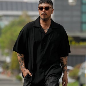 [러기드하우스] 에디션 오픈카라 반팔 셔츠 블랙 5005512916