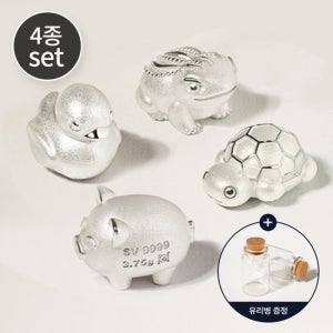 골드앤 실버바 콩알 오브제 3.75g [4종세트/유리병 증정]